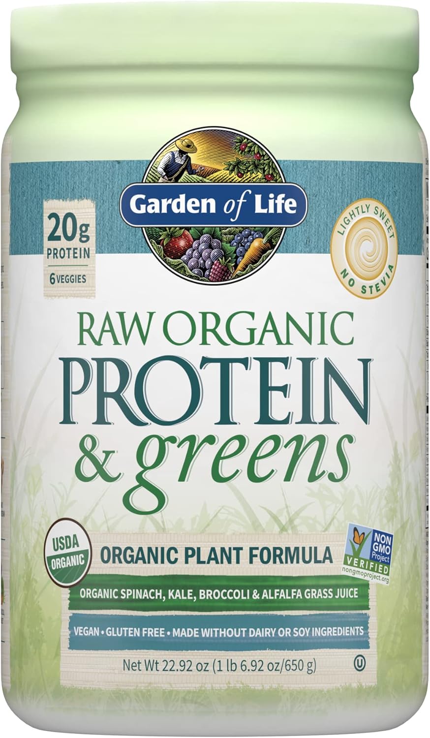 Garden of Life Raw Organic Protein & Greens Vegan Protein Powder