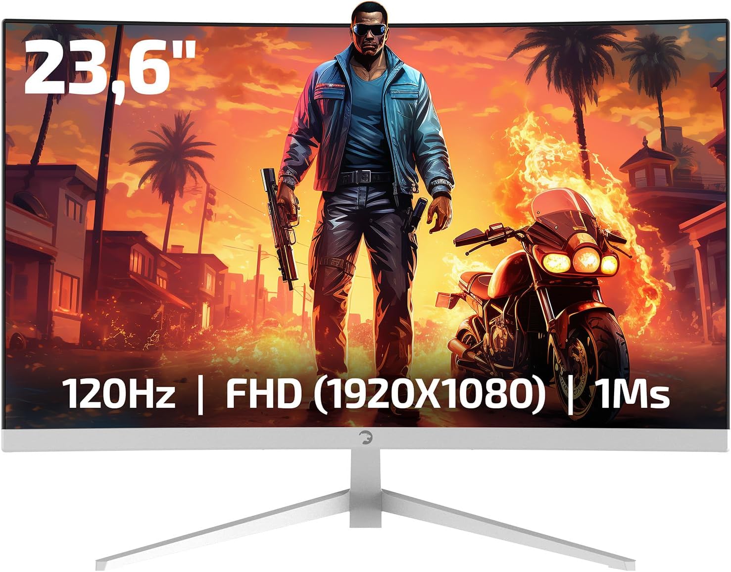 Immerse in Fluid Gameplay with GAMEPOWER F10 Curved Monitor