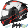 Modular Motorcycle Helmets Full Face Flip up Model 912 - Unisex Fit