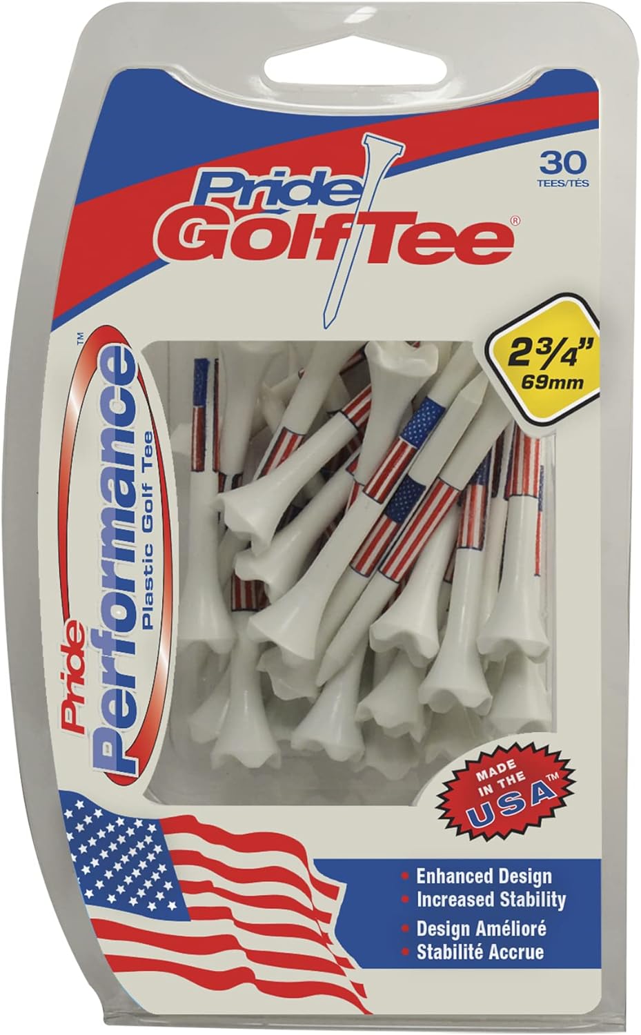 Pride Professional Tee System Golf Tees - Superior Performance!