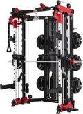 Altas Strength Folding Home Gym Smith Machine with Pulley System