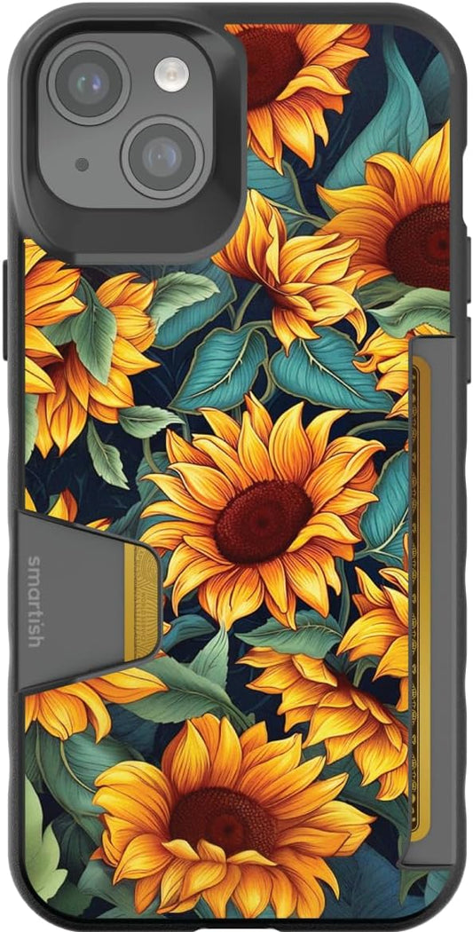 Smartish Sunflower Power iPhone 15 Plus Wallet Case Review