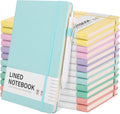 Aodaer 12 Set Lined Notebook Journals with Pens - A5 Hardcover Bundle