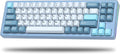 Womier SK71 75% Wireless Mechanical Keyboard - Gasket Mount Creamy