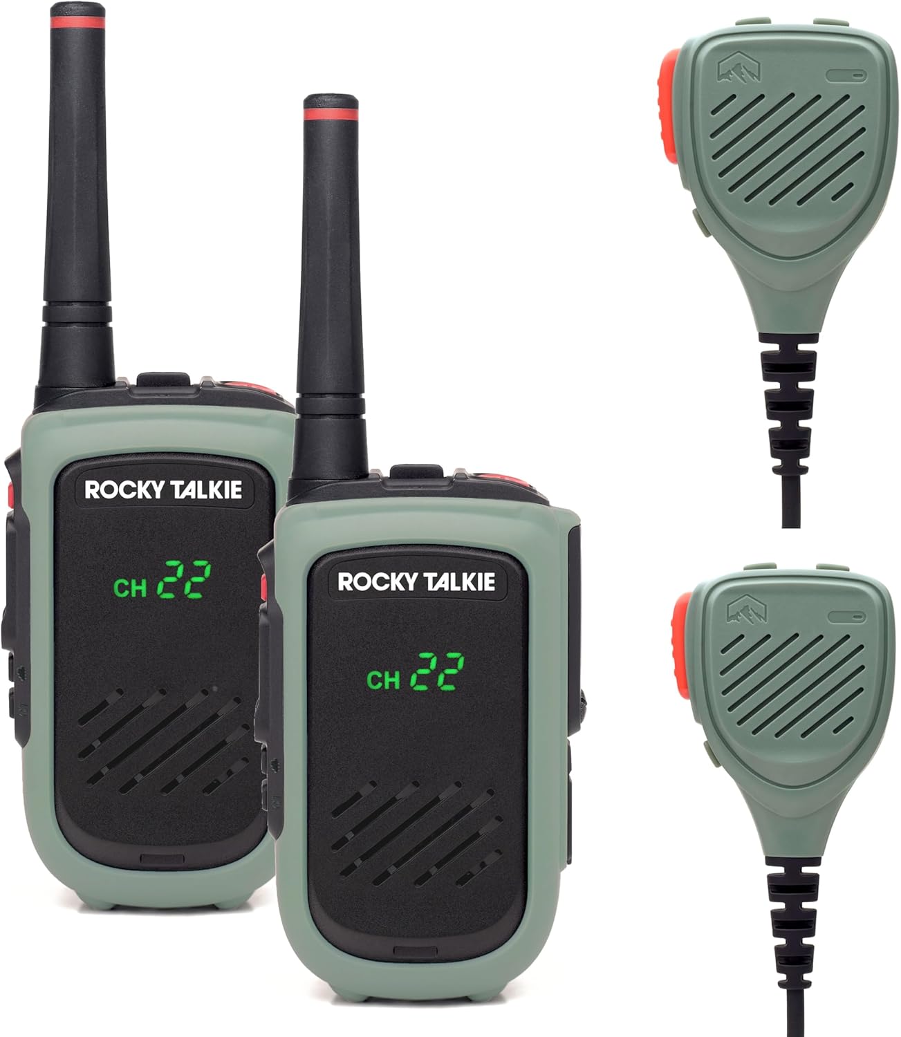 5 Watt GMRS Radio with Waterproof Hand Mic for Long Range Use