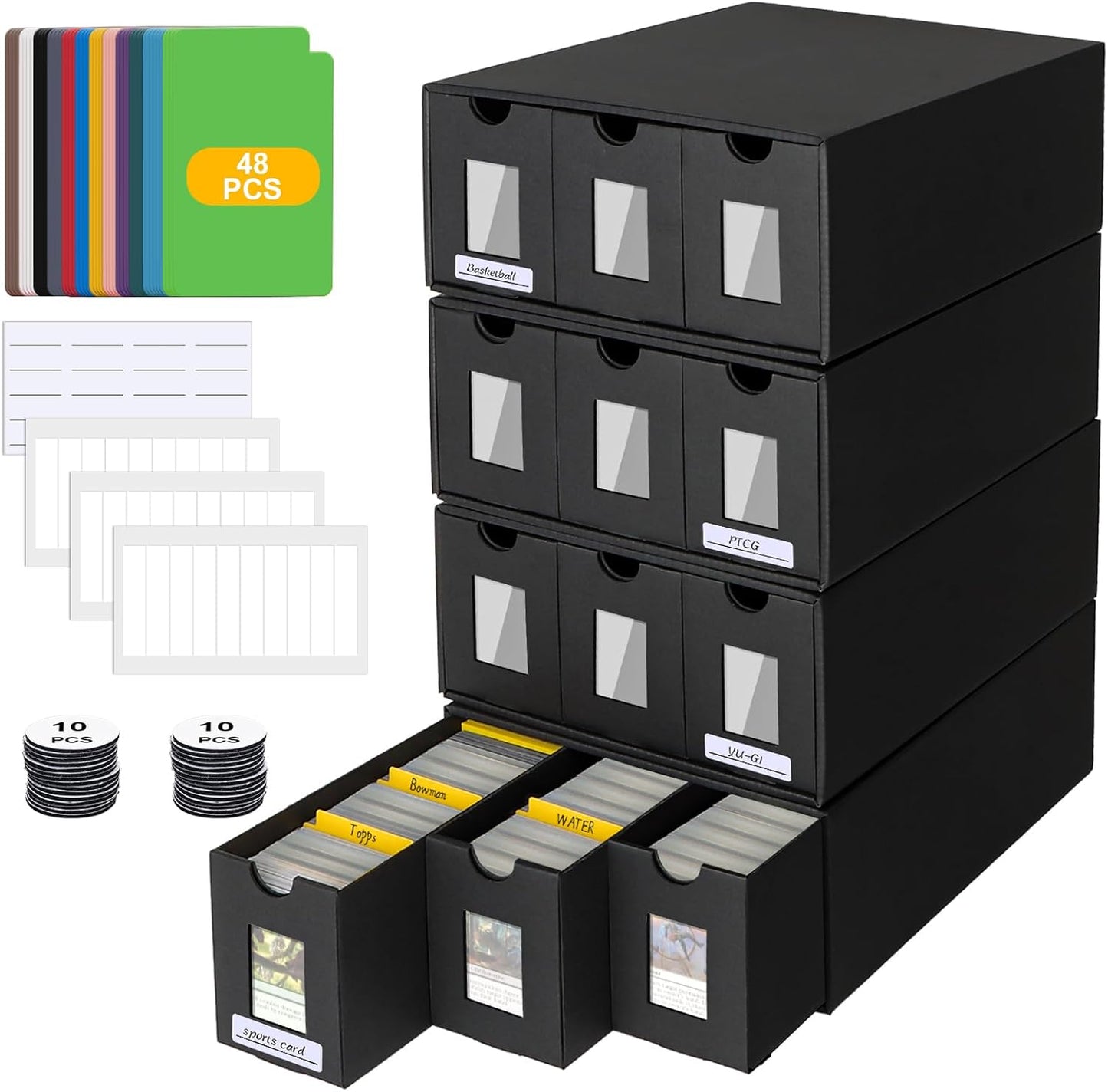 12000+ Trading Card Storage Box for Organized Card Collection