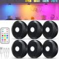 Under Cabinet Lighting Wireless Rechargeable Puck Lights - RGB Motion