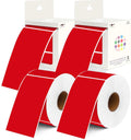 PARLAIM 3x5 in Rectangle Color Code Stickers - High Visibility