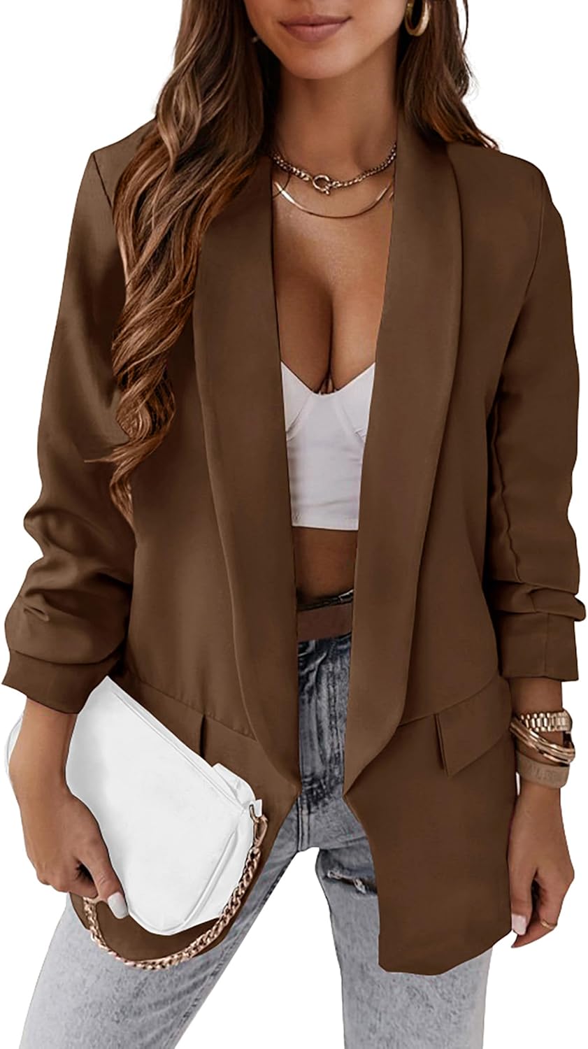 KIRUNDO Blazers for Women: Stylish Oversized Business Casual Wear