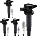 PZ Ignition Coil Pack and Iridium Spark Plugs for Toyota