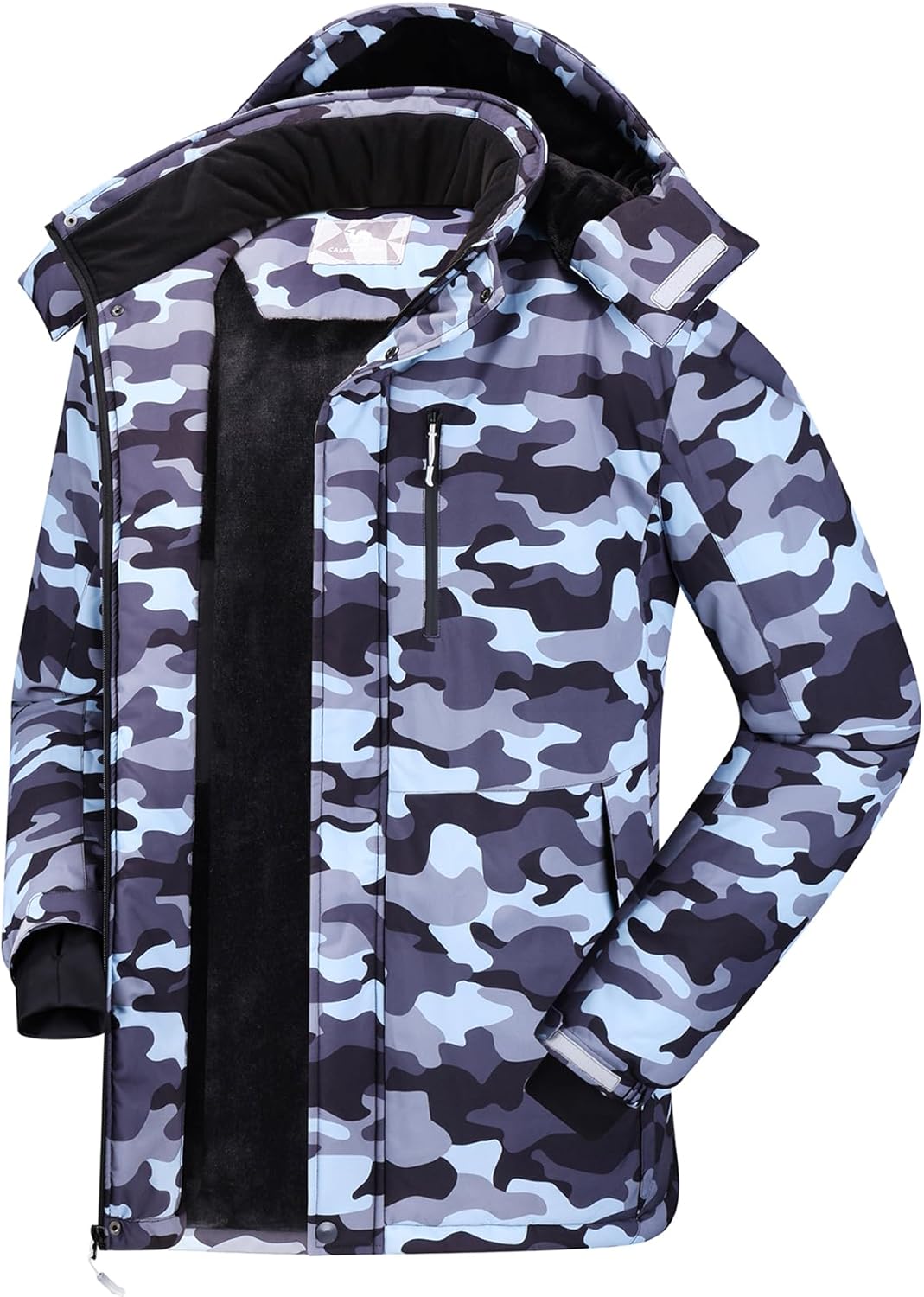 Men's Mountain Snow Waterproof Ski Jacket for Winter Sports