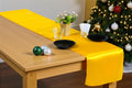 MDS Christmas Satin Table Runners 15 Pack 12 x 108 in - Yellow Gold