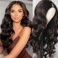Wavy V Part U Part Wig Body Wave 24in - Wear And Go Natural Look