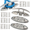 316 Stainless Steel Boat Folding Cleats 6 in - Flip Up Dock Cleat
