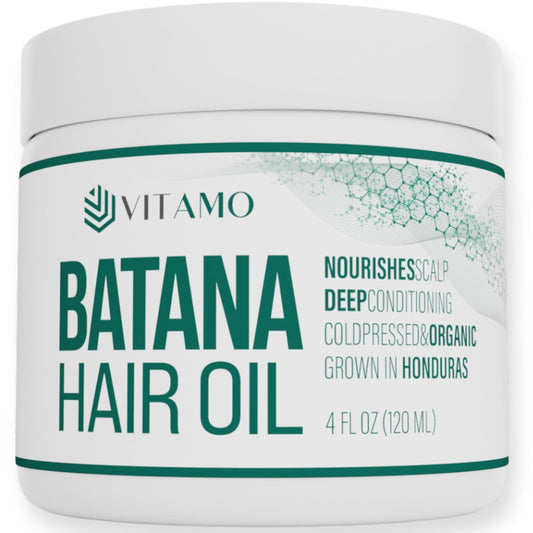 100% Organic Batana Natural Hair Growth Oil for All Hair Types
