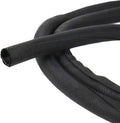 Black Braided Cable Management Sleeve 3/8ft - 30ft Split Wire Loom