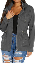 sexycherry Casual Jackets for Women Long Sleeve Bomber - Lightweight