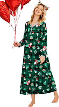 Ekouaer Women's Long Sleeve Nightgown Full Length - Soft, Modest
