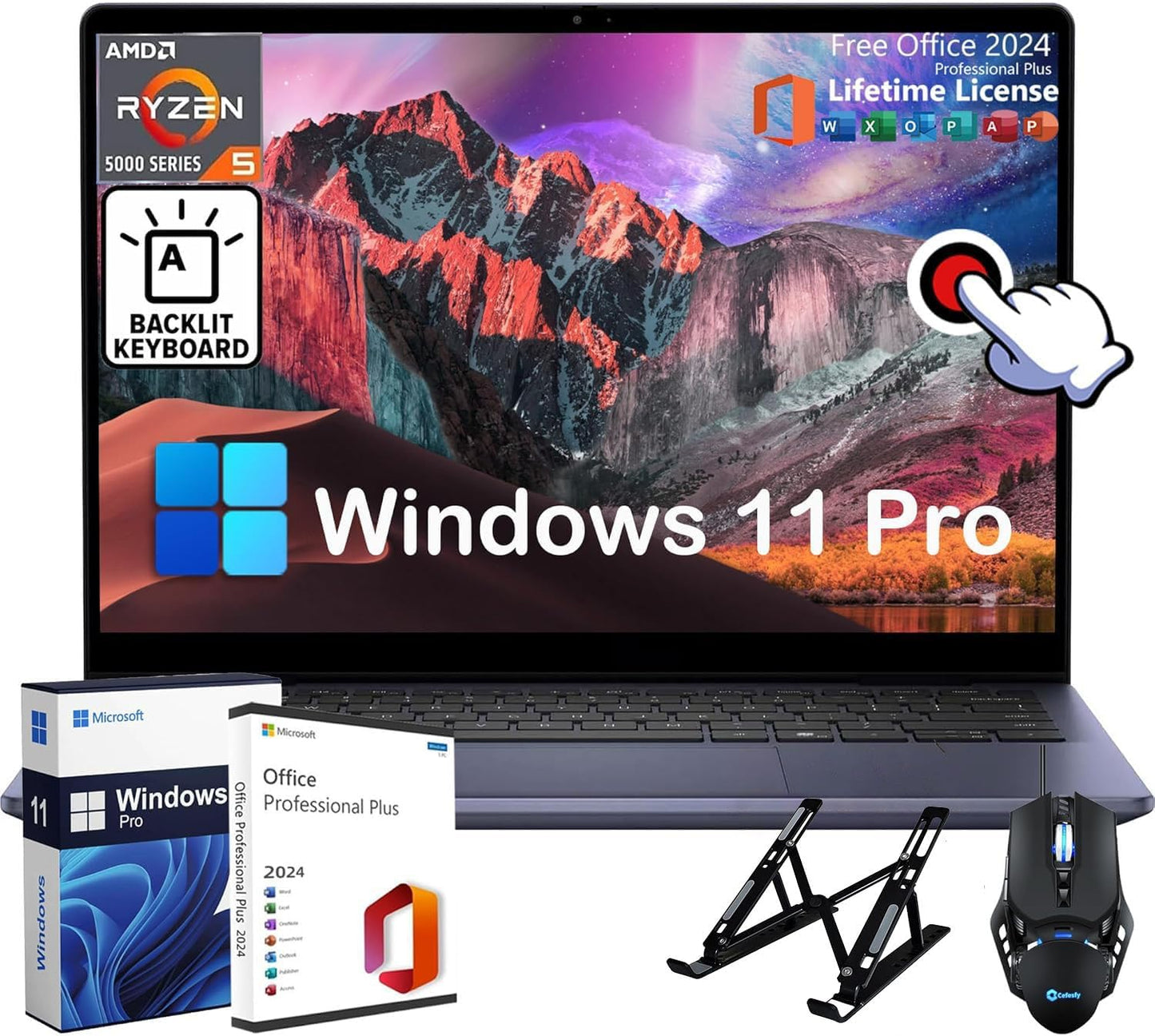 Dell Inspiron 2-in-1 Laptop: Speed & Efficiency with Lifetime Office License