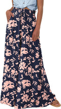 Women High Waist Wide Leg Palazzo Pants - Drawstring Beach Trousers