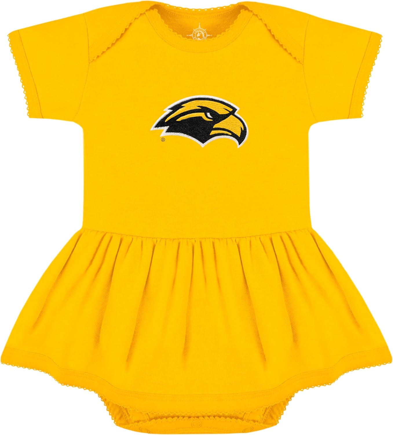 Creative Knitwear College Baby Picot Bodysuit Dress for Girls