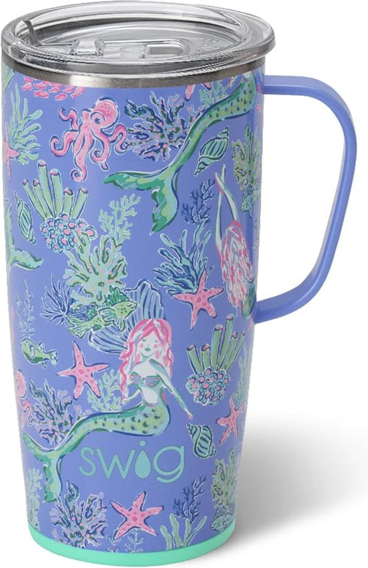 Swig Life 22oz Travel Mug - Insulated Tumbler with Handle