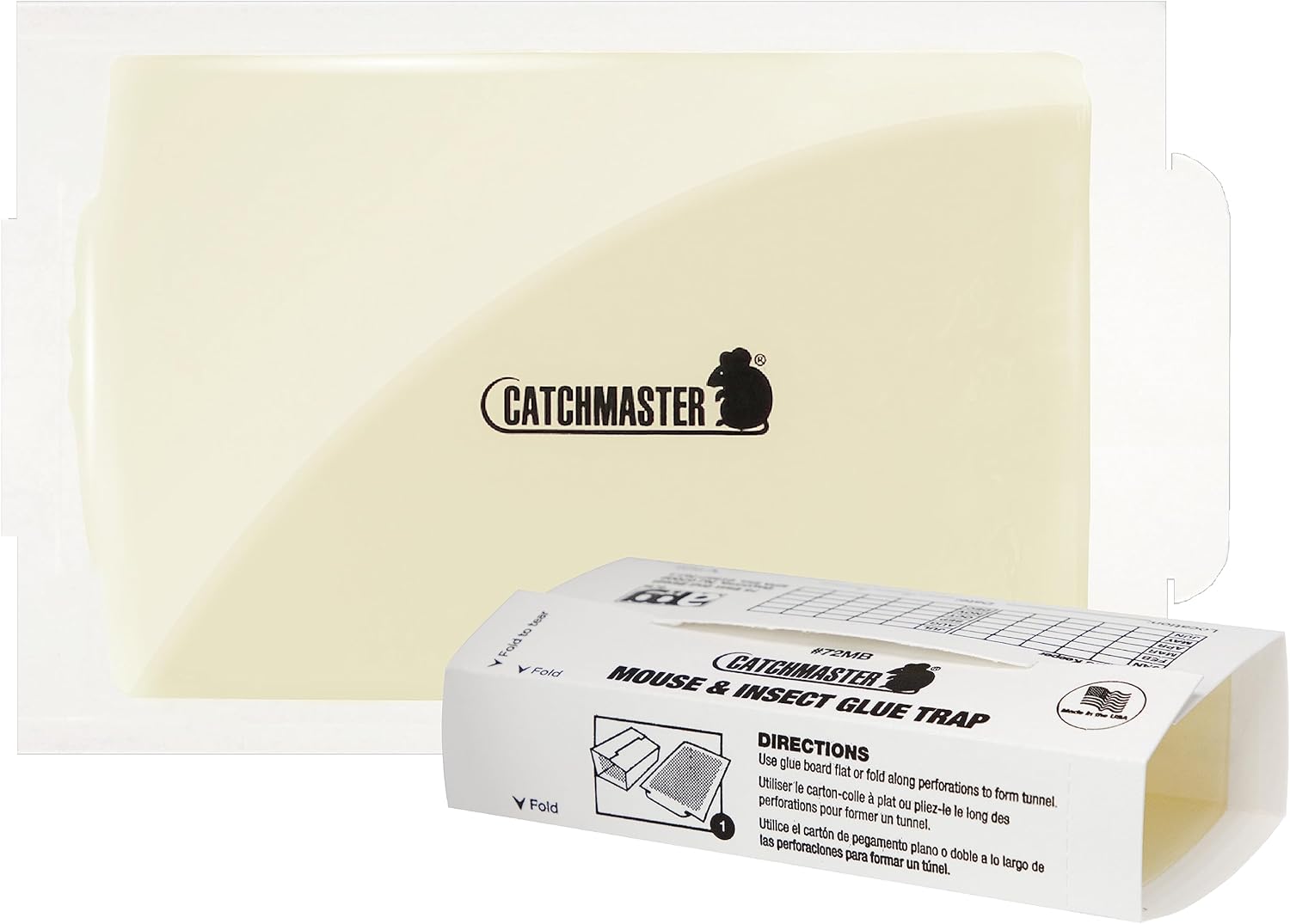 Catchmaster 30PK Mouse & Insect Glue Traps: Extra Strength Indoor Pest Control