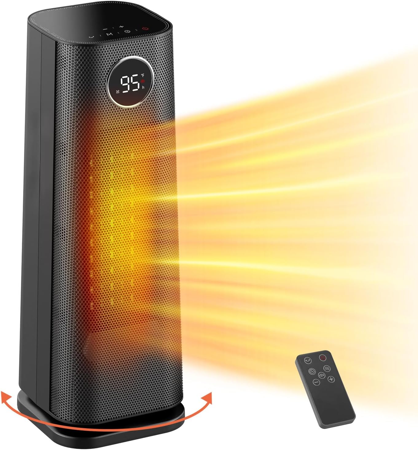 Fast Heating Ceramic Heater with Remote Control