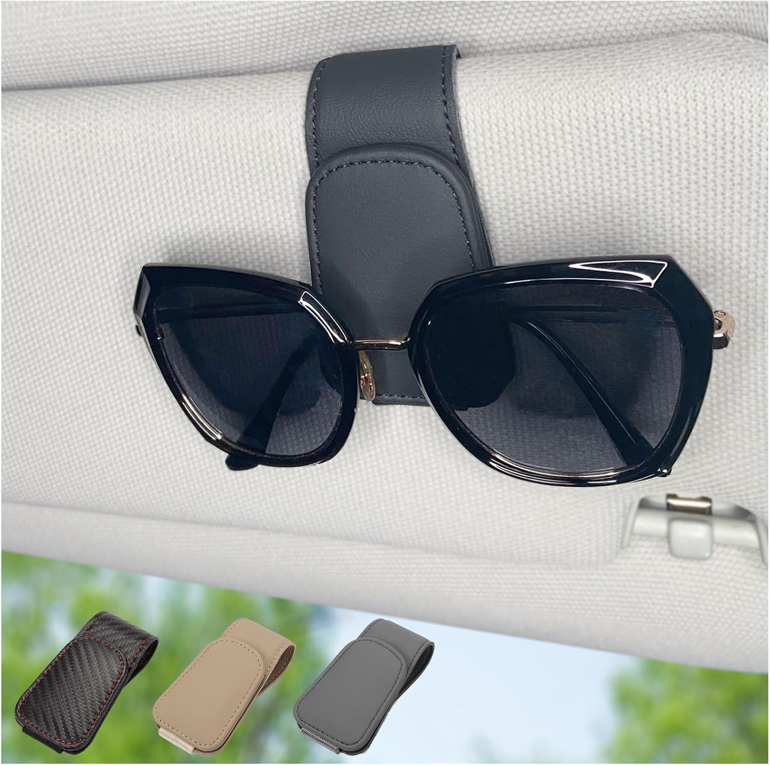 Secure Sunglass Holder for Car Visor - CHOSMOYI