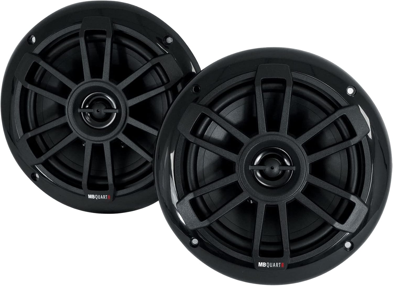MB Quart Marine 6.5 Coaxial Black Speakers - 80W Power