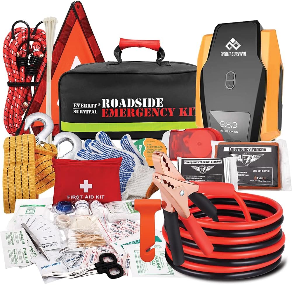 Ultimate Roadside Safety Kit by EVERLIT