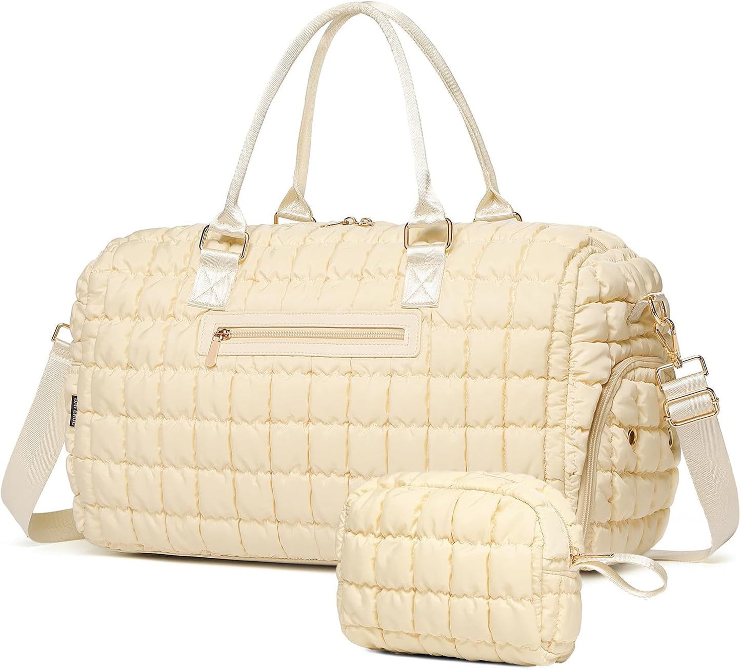 Duffle Bag for Travel with Shoe Compartment and Toiletry Bag