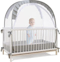 Lazyzzzz Baby Crib Tent Pop Up Canopy - Secure 360 Protection