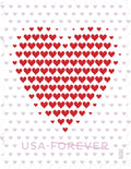 Made of Hearts Forever First Class Postage Stamps for Weddings