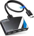 4K HDMI Splitter 1x4 - Mirror 4 Displays at 4K@60Hz for TVs