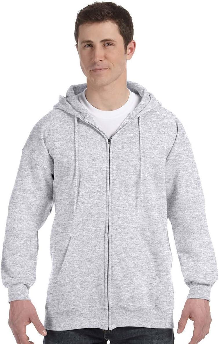 Hanes Men's Ultimate Full-Zip Hoodie for Comfort and Style