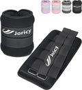 Ankle Weights 12 lb Pair (6 lb Each) - Adjustable Strap Fitness