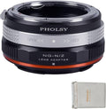 PHOLSY FTZ Lens Mount Adapter with Aperture Ring - Use F/G Lenses on Z