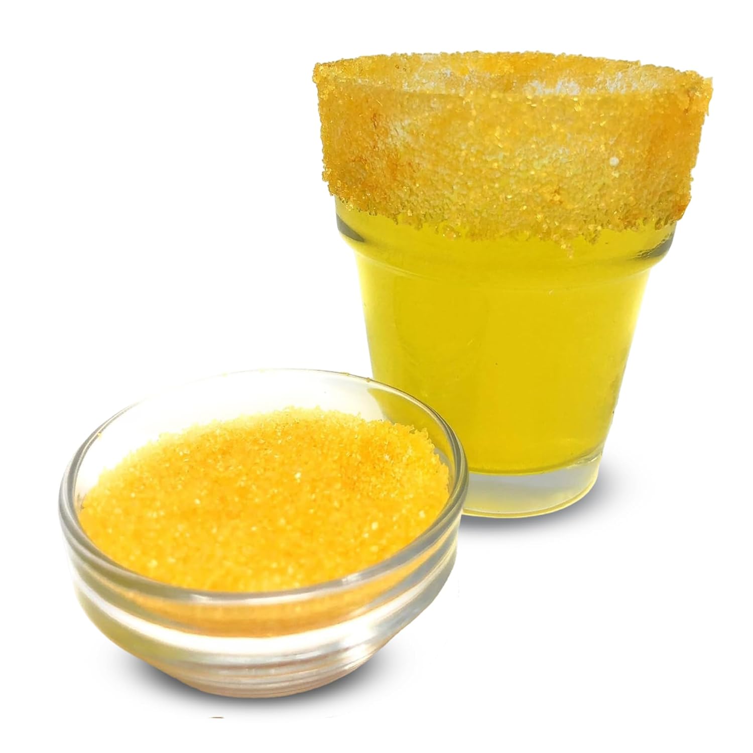Snowy River Yellow Cocktail Sugar Rimmer for Vibrant Drinks