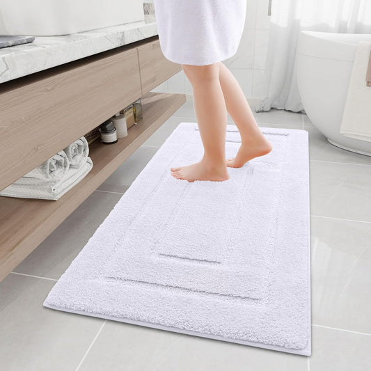 Soft and Absorbent Microfiber Bath Rugs for Luxurious Comfort