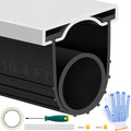 Garage Door Bottom Seal 16.4ft Rubber with Aluminum Track