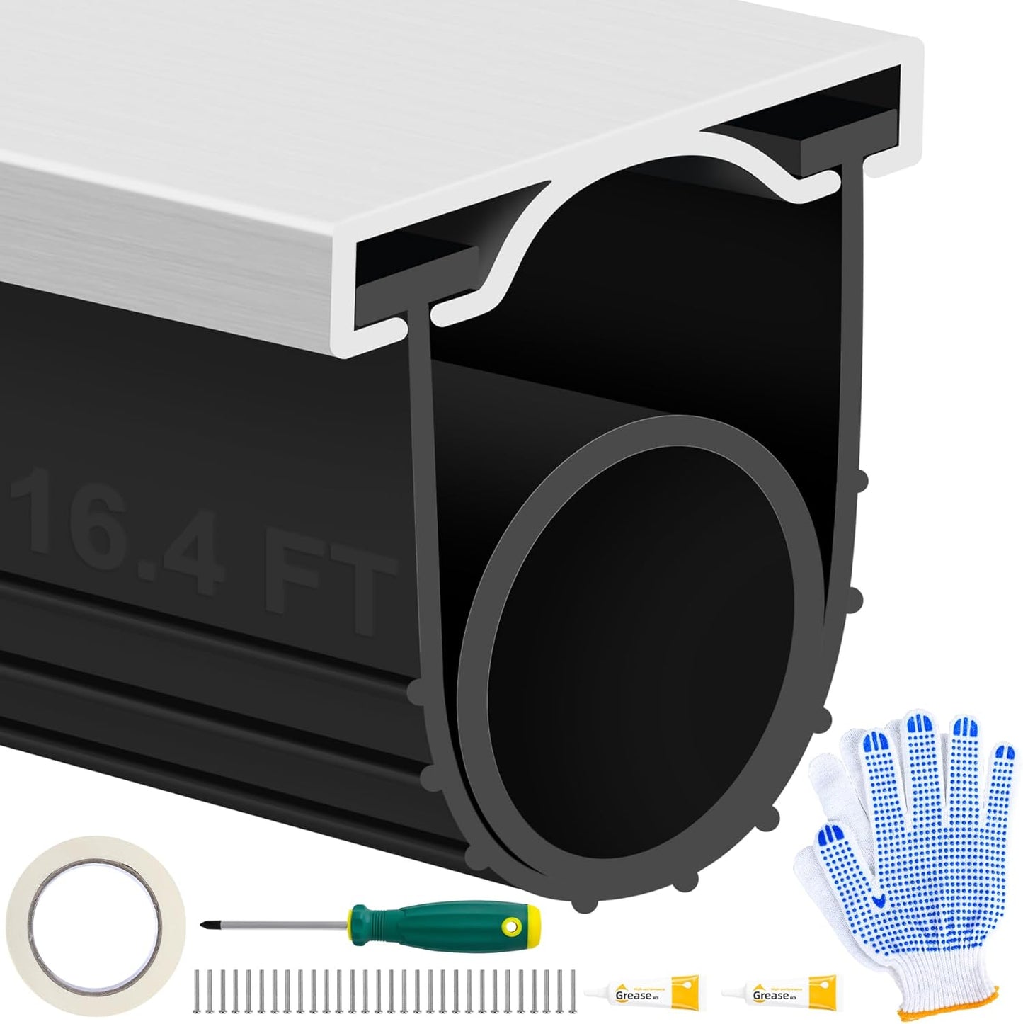 Garage Door Seals Bottom Rubber for Weatherproofing and Insulation