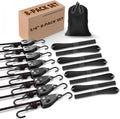 VIPARSPECTRA Ratchet Tie Down Straps 8-Pack - Heavy Duty Rope Hangers