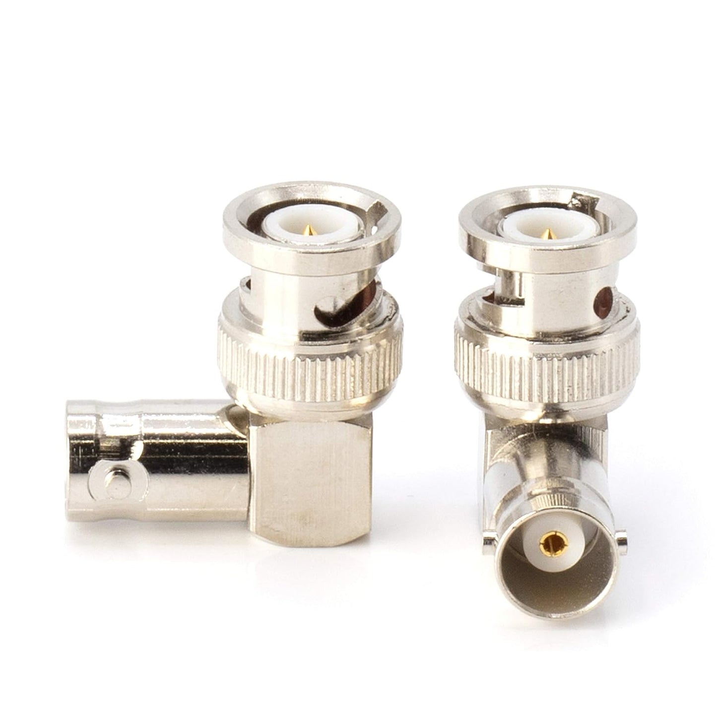 90 Degree BNC Adapter Male to Female Converter for Coaxial Use