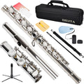 Professional Nickel Plated C Flute for Beginners and All Levels