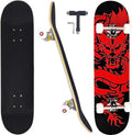 31 in Pro Complete Skateboard for Beginners Teens Kids - Smooth Ride