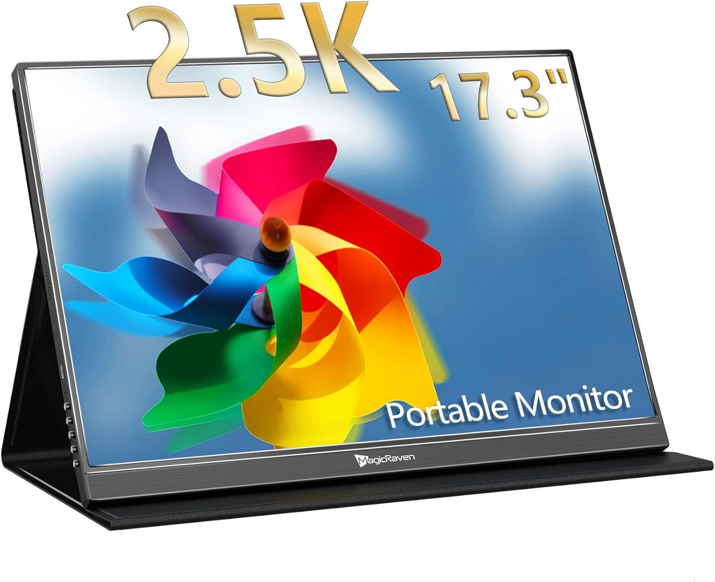 Portable 2.5K QHD Gaming Monitor with Dual Connectivity
