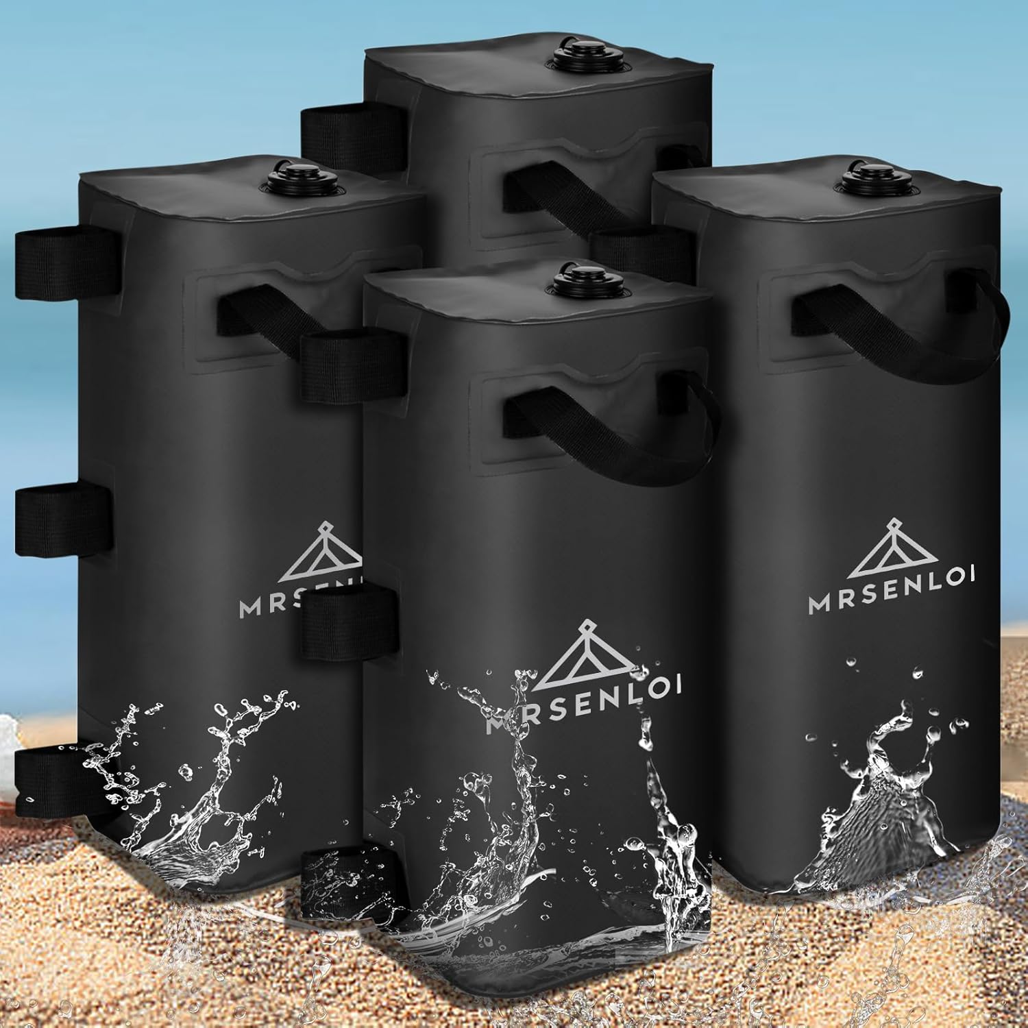 Canopy Water Weights Bag Set of 4 for Tent Stability and Safety