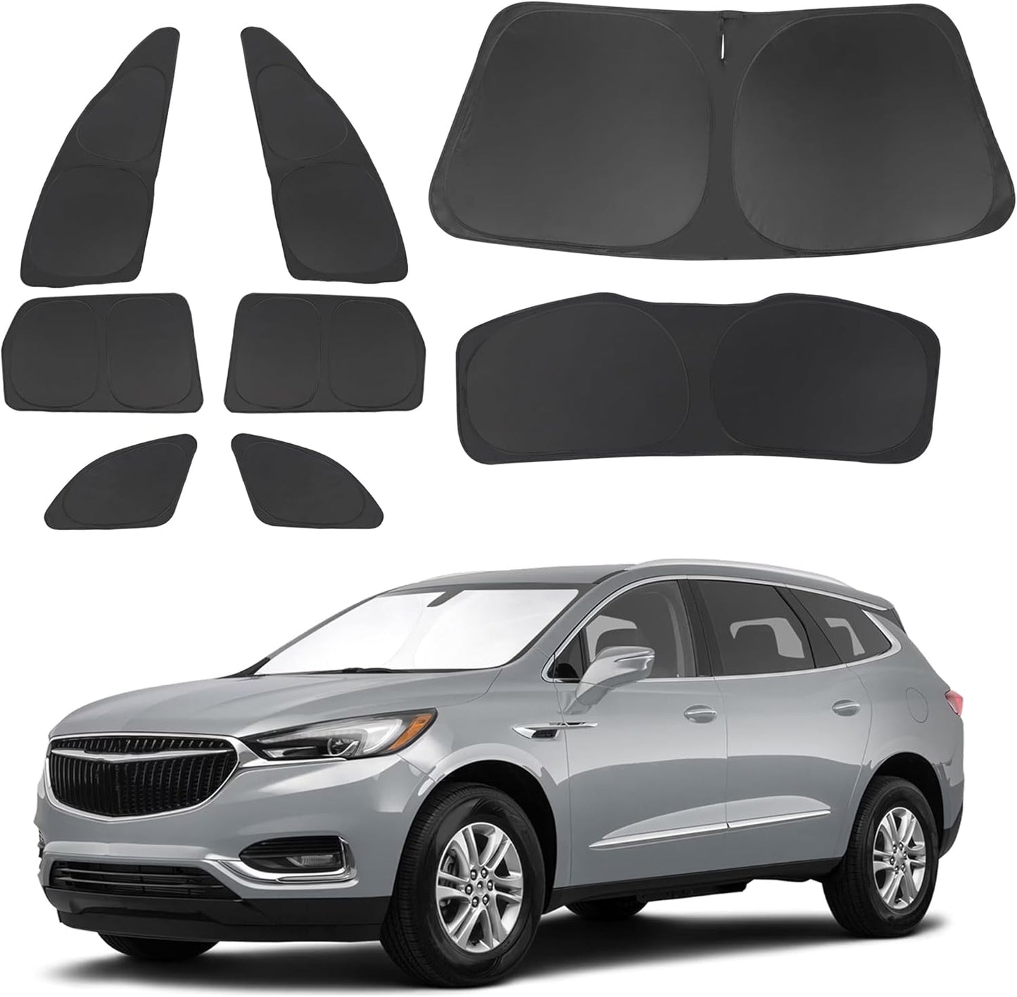 Custom Fit Windshield Sun Shade for 2018-2024 Buick Enclave