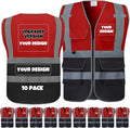 Custom Safety Vest Personalized for Women - High Visibility Protection